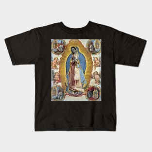 Our Lady of Guadalupe Virgin Mary Mexico Appraitions Kids T-Shirt